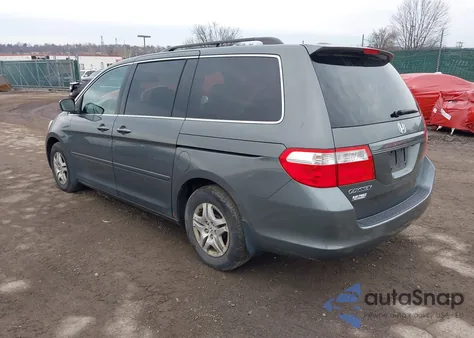 2007 Honda Odyssey Ex-L из США, поврежденный, VIN 5FNRL38797B127584